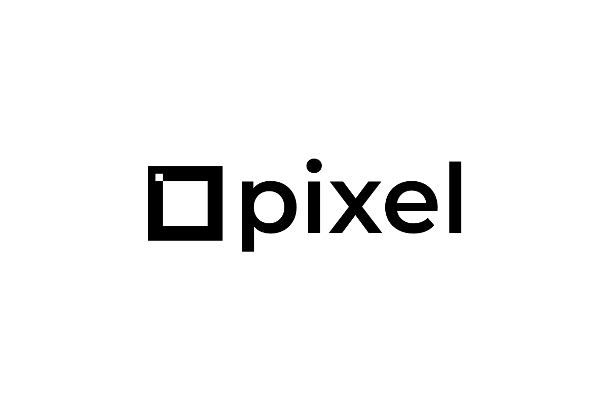 Square Pixel Modern Flat Logo Logo