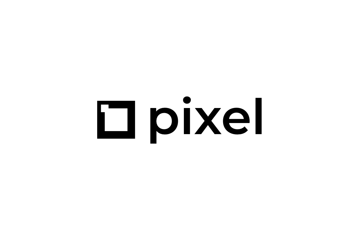 Square Pixel Modern Flat Logo