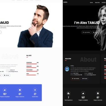 Business Clean Responsive Website Templates 249531