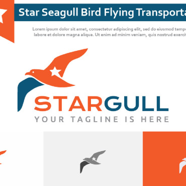 Seagull Bird Logo Templates 249691