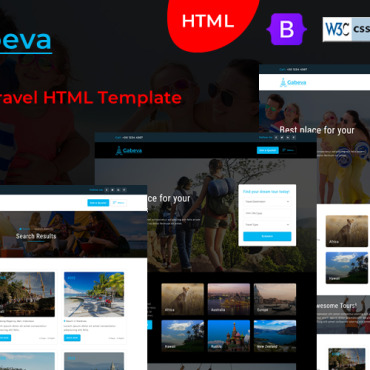 Beach Country Responsive Website Templates 249713