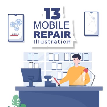 Repair Mobile Illustrations Templates 249760