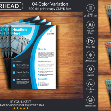 Design Flyer Corporate Identity 249882