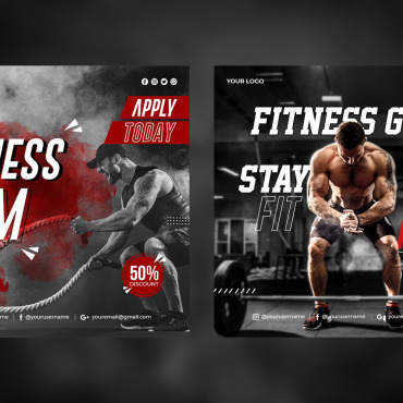 Fitness Banner Social Media 249891