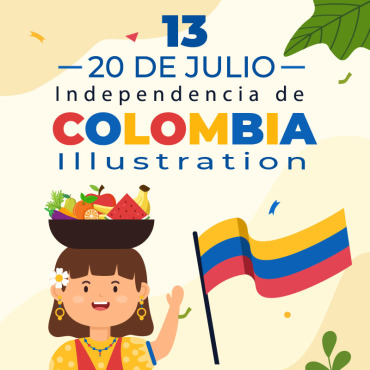 Colombian Independence Illustrations Templates 249932