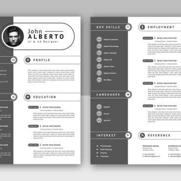Professional Template Resume Templates 249939