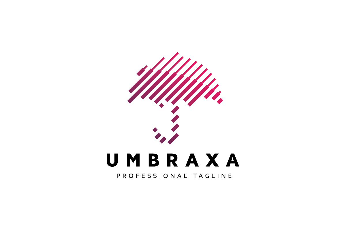 Umbrella Digital Logo Template