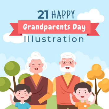 Grandparents Day Illustrations Templates 250028