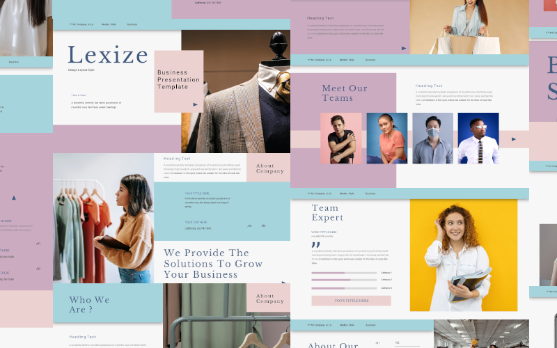 Lexize - Business Presentation Google Slide Template