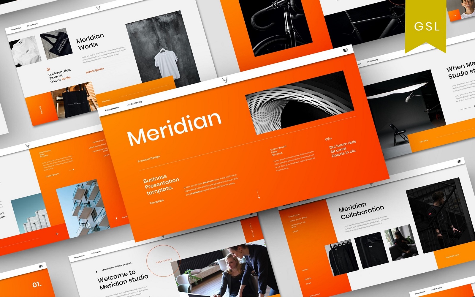 Meridian - Business Google Slide Template