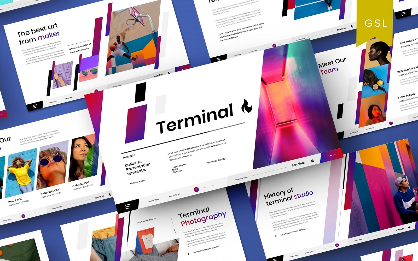 Terminal - Business Google Slide Template