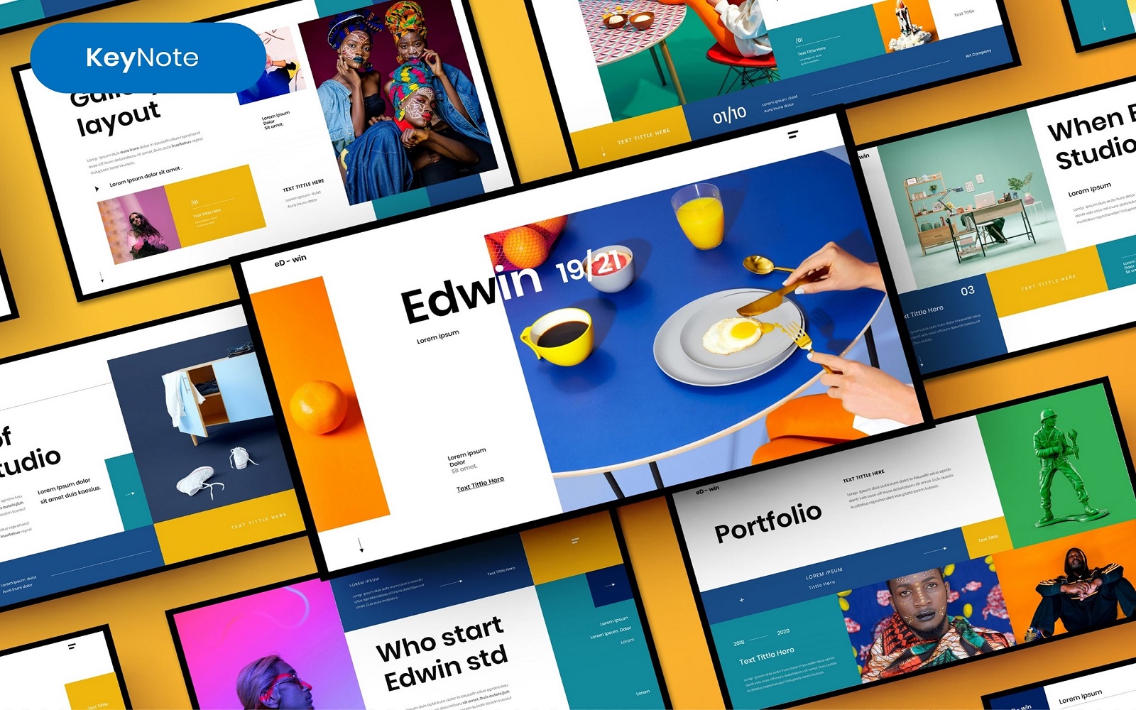 Edwin – Business Keynote Template