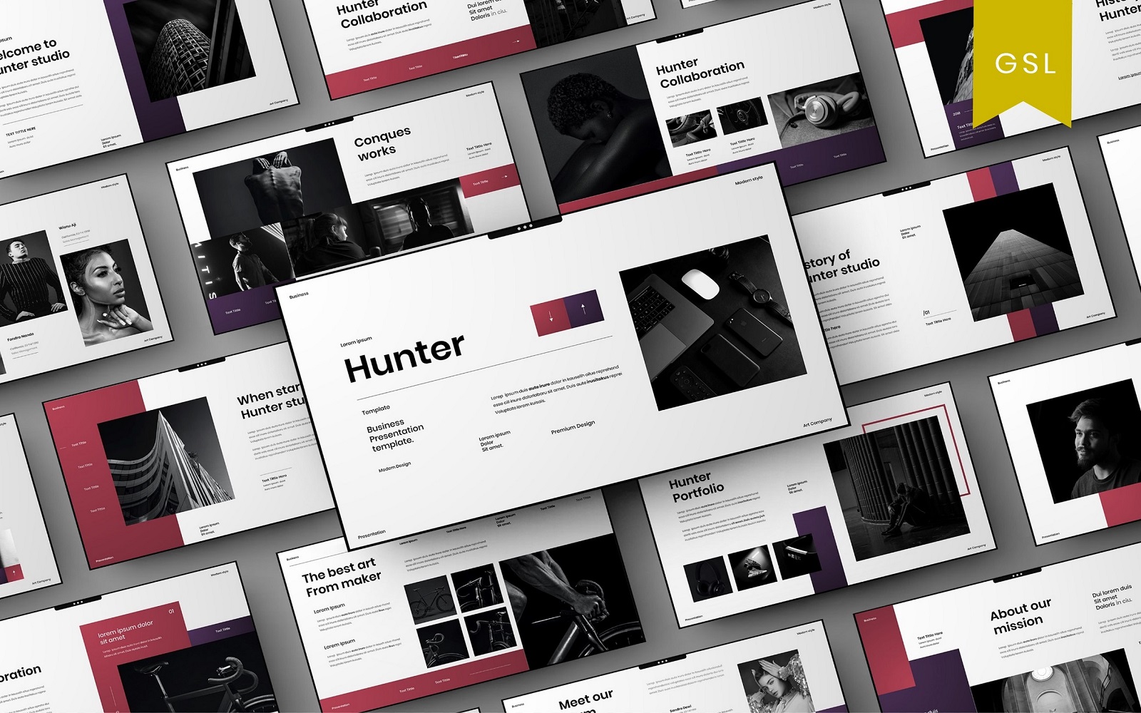 Hunter - Business Google Slide Template