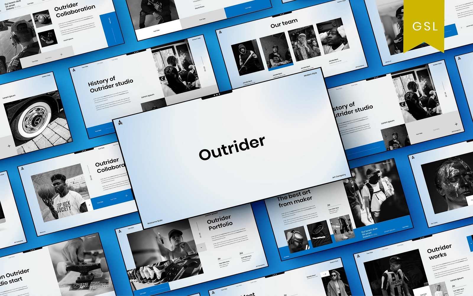 Outrider - Business Google Slide Template