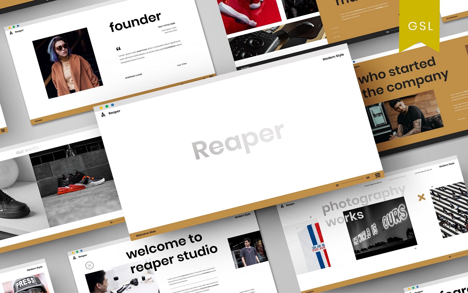 Reaper - Business Google Slide Template