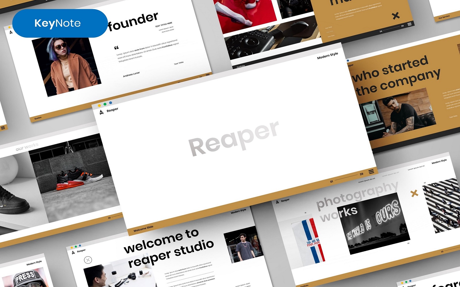 Reaper – Business Keynote Template