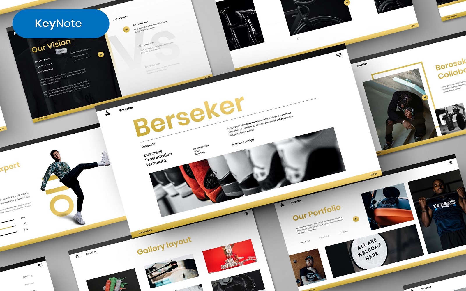 Berseker – Business Keynote Template