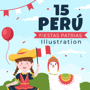 Peruvian Independence Illustrations Templates 250113