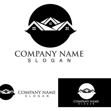 Illustration House Logo Templates 250206