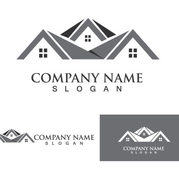 Illustration House Logo Templates 250212