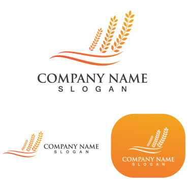 Grain Wheat Logo Templates 250236