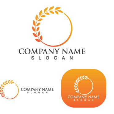 Grain Wheat Logo Templates 250242