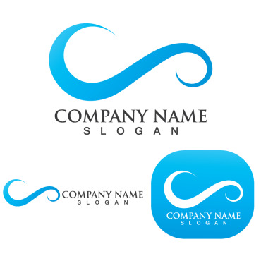 Wave Beach Logo Templates 250313