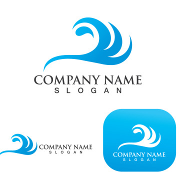 Wave Beach Logo Templates 250322