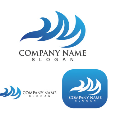 Wave Beach Logo Templates 250323