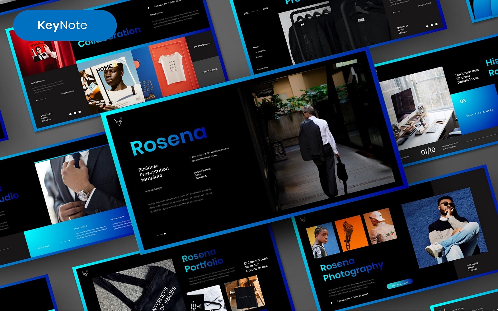 Rosena – Business Keynote Template