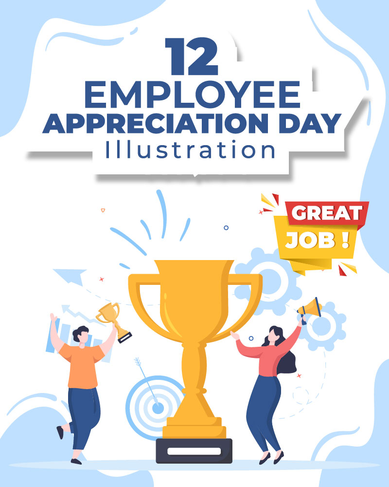 12 Employee Appreciation Day Illustration