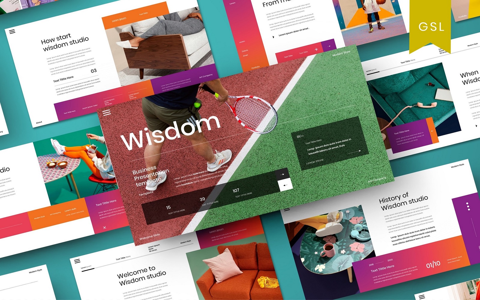 Wisdom - Business Google Slide Template
