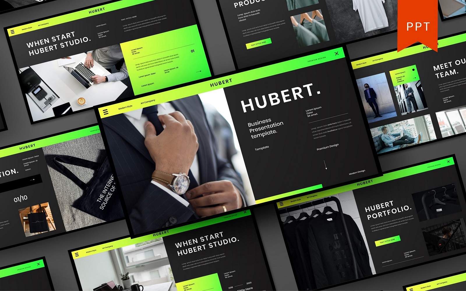 Hubert – Business PowerPoint Template