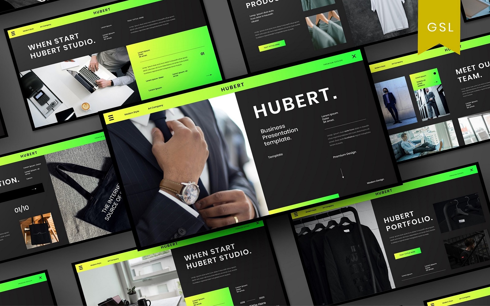 Hubert - Business Google Slide Template
