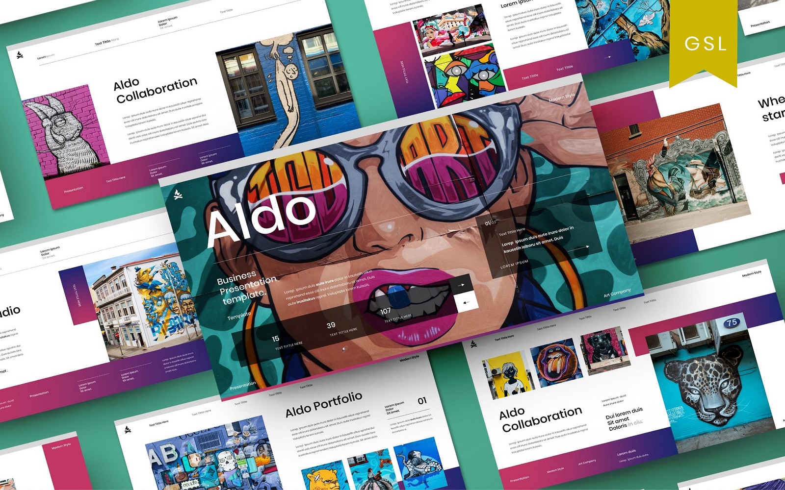 Aldo - Business Google Slide Template