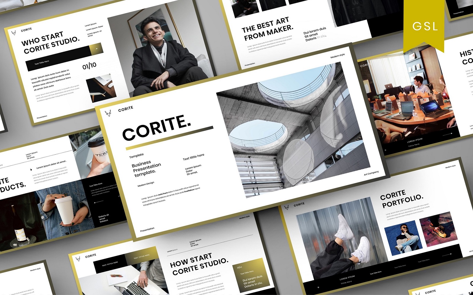 Corite - Business Google Slide Template
