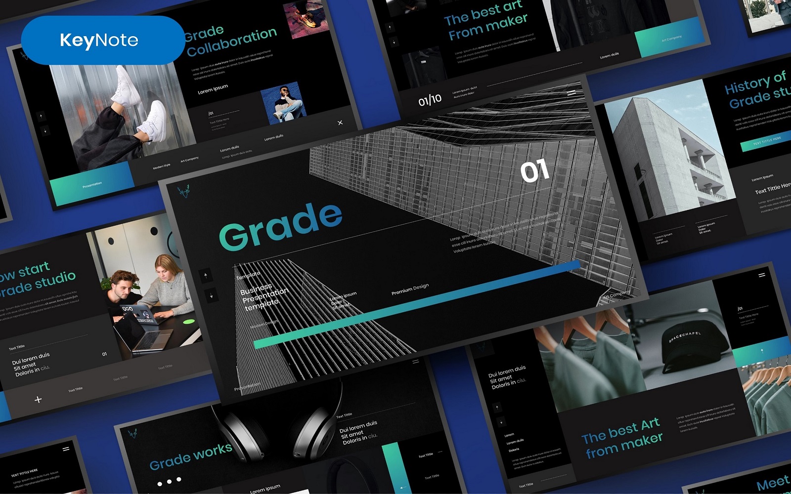 Grade – Business Keynote Template