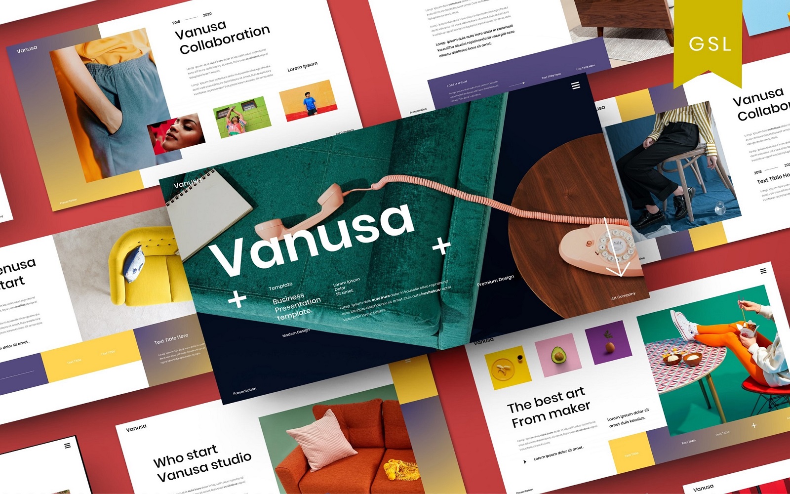 Vanusa - Business Google Slide Template