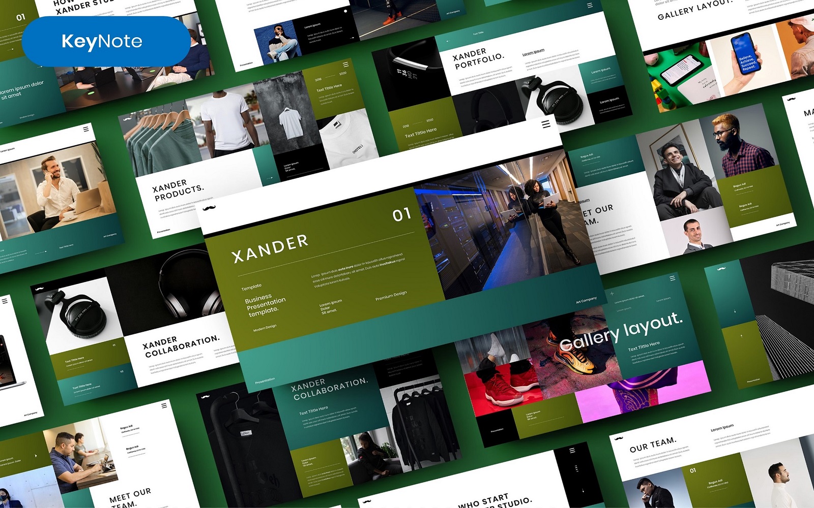 Xander – Business Keynote Template