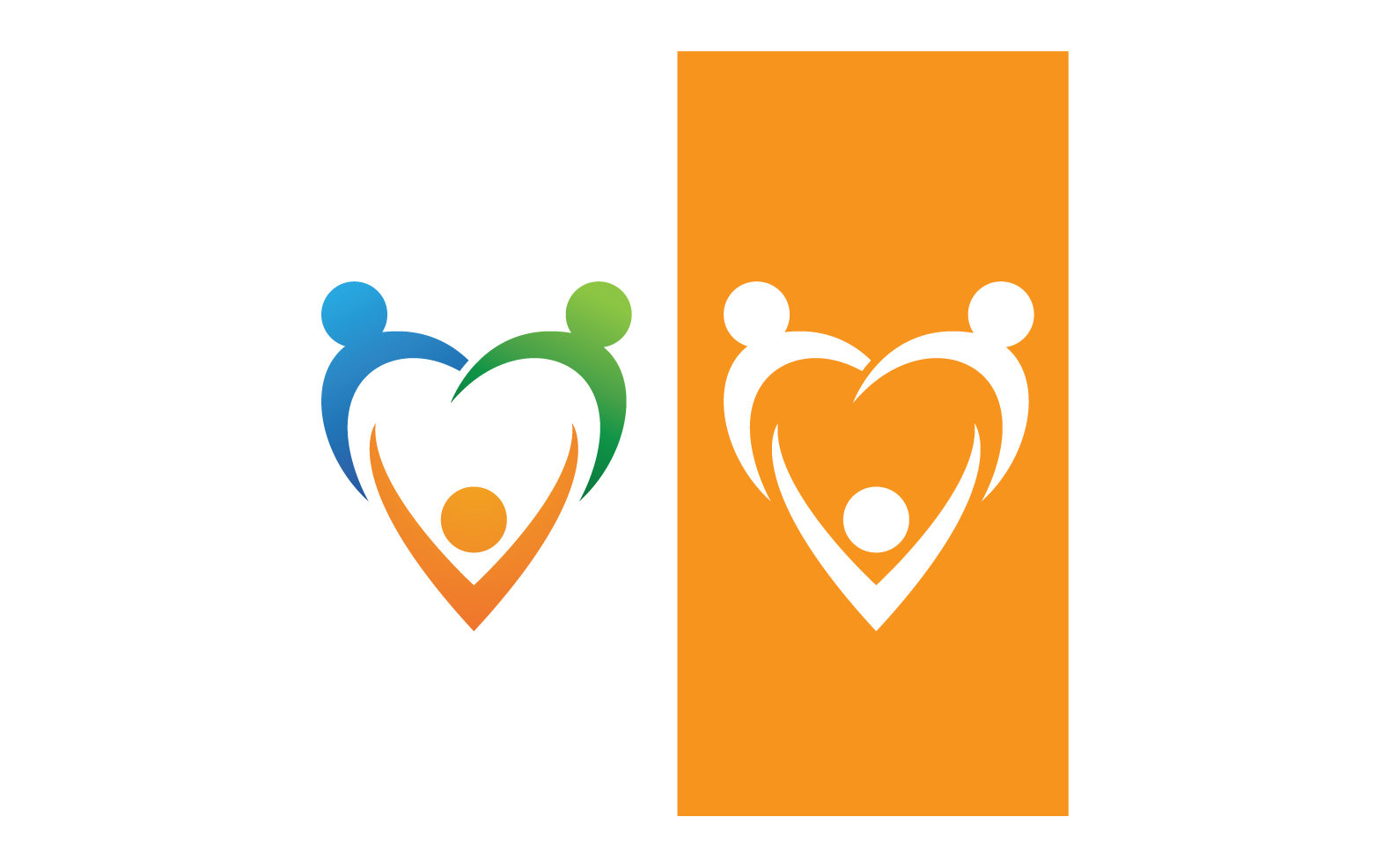 Love Family Care Logo And Symbol Vector V7