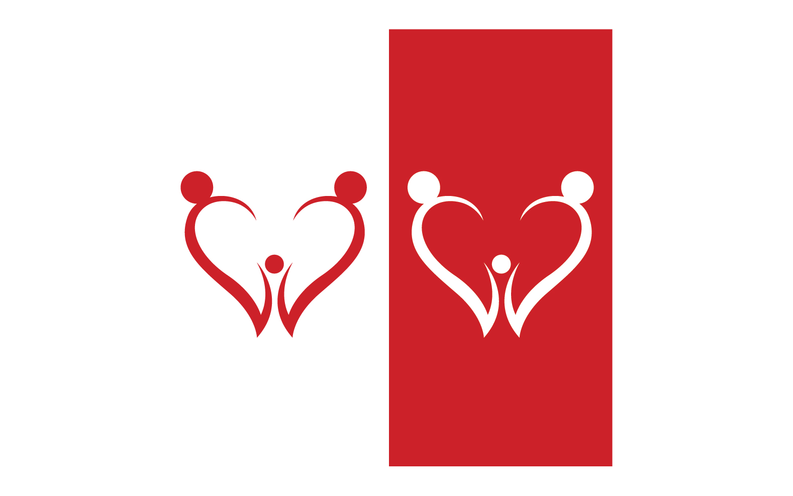 Love Family Care Logo And Symbol Vector V9