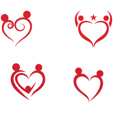 Icon Heart Logo Templates 250653