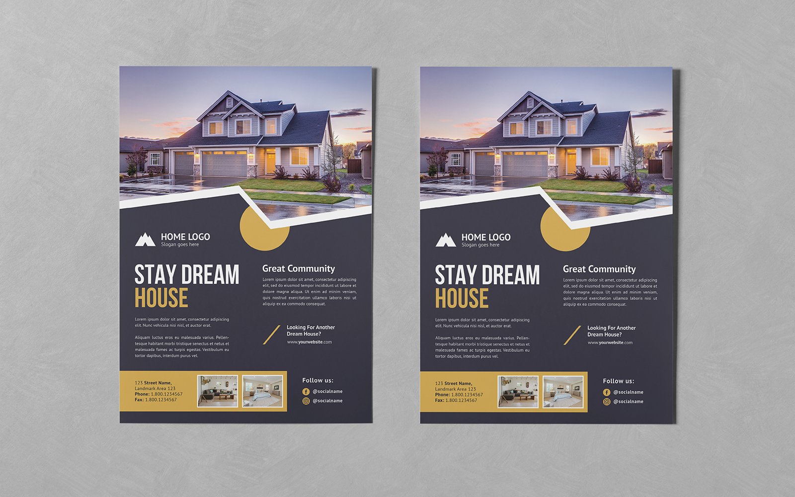 Real Estate Agency Design Flyers