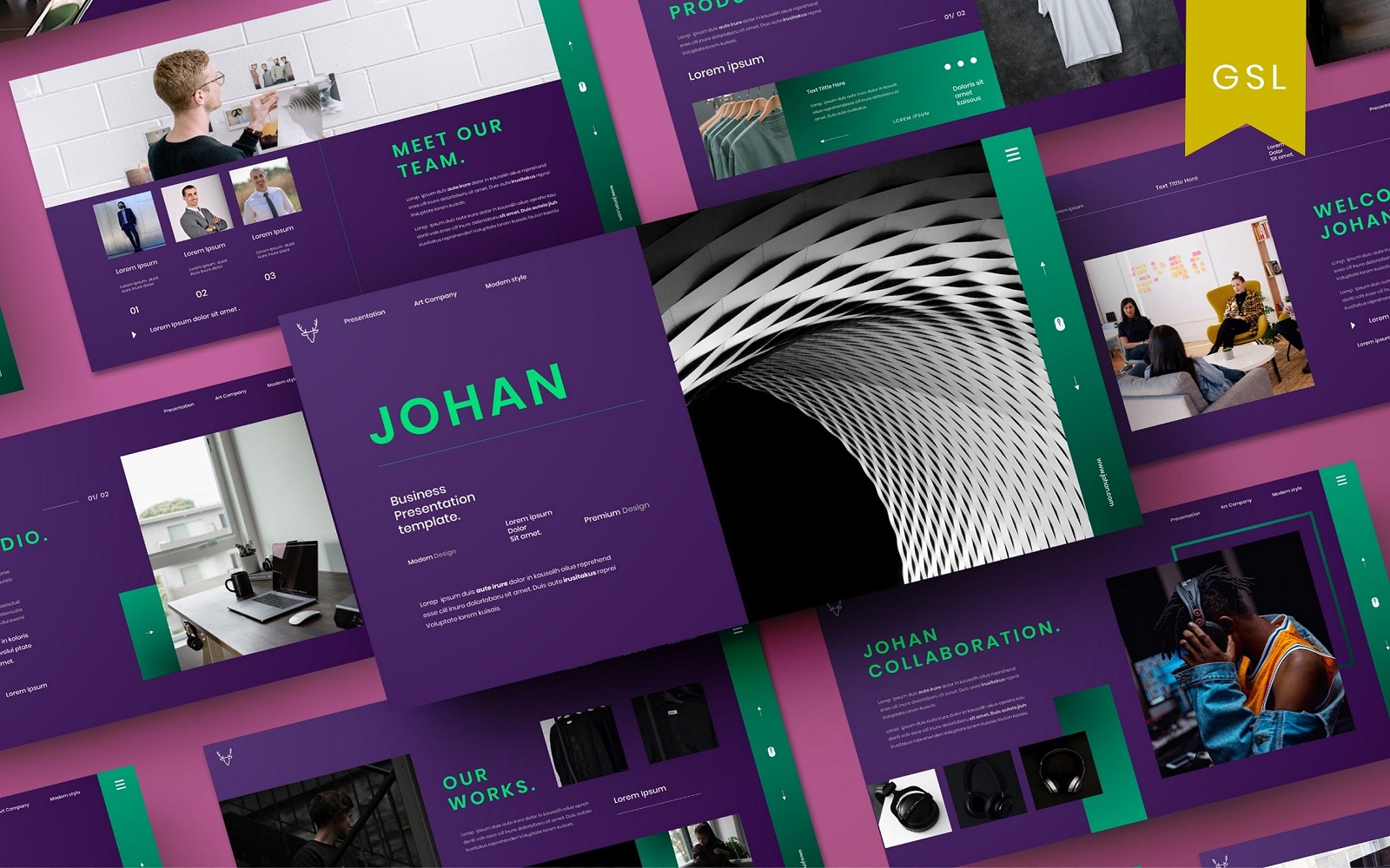 Johan - Business Google Slide Template