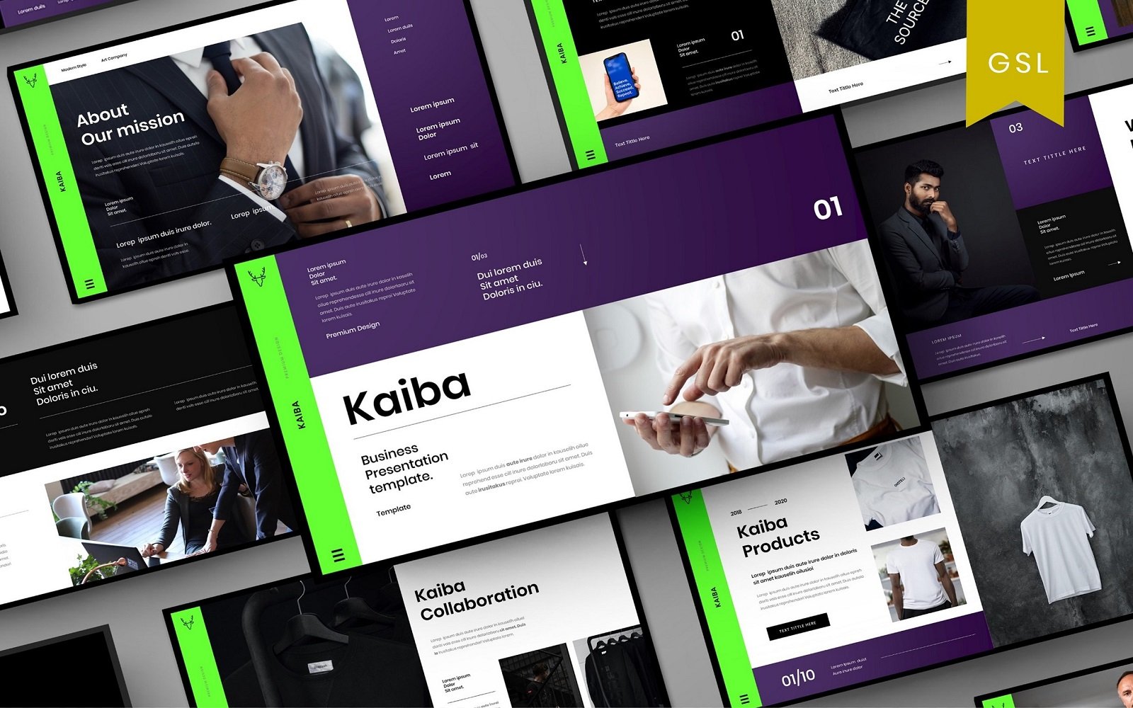 Kaiba - Business Google Slide Template