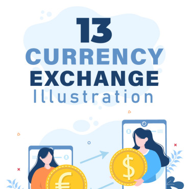 Exchange Currency Illustrations Templates 250896