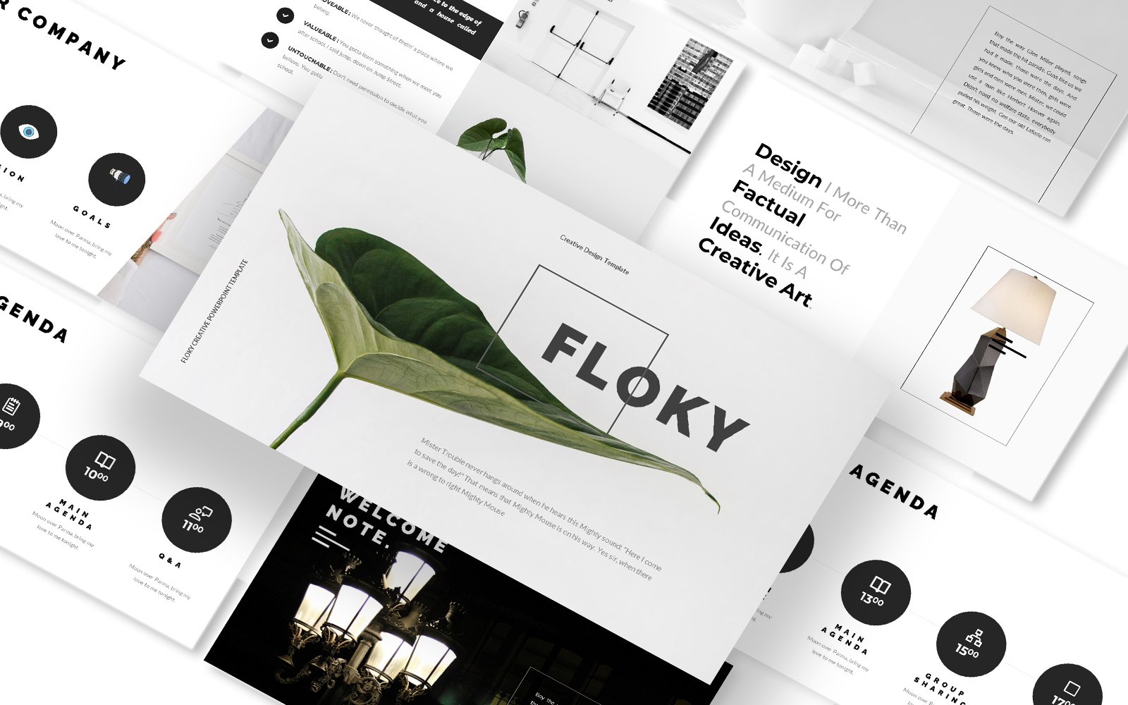 Floky - Creative Agency Google Slides Presentation