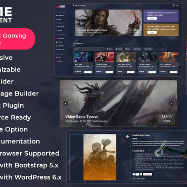 Gamer Games WooCommerce Themes 251073