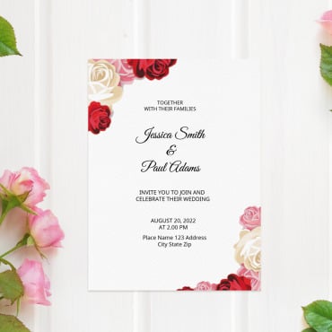 Invitation Floral Corporate Identity 251083