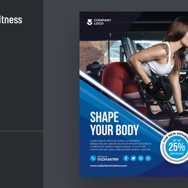 Workout Fitness Corporate Identity 251100